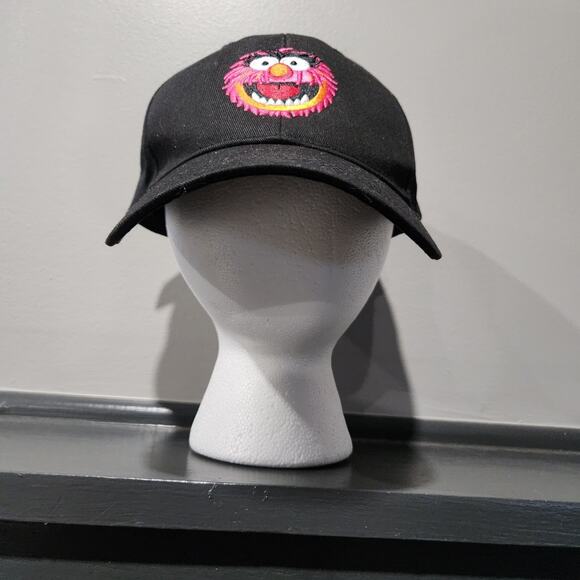 Disney Parks The Muppets Animal Head Black Adjustable Strapback Hat Cap OSFA - Picture 6 of 16